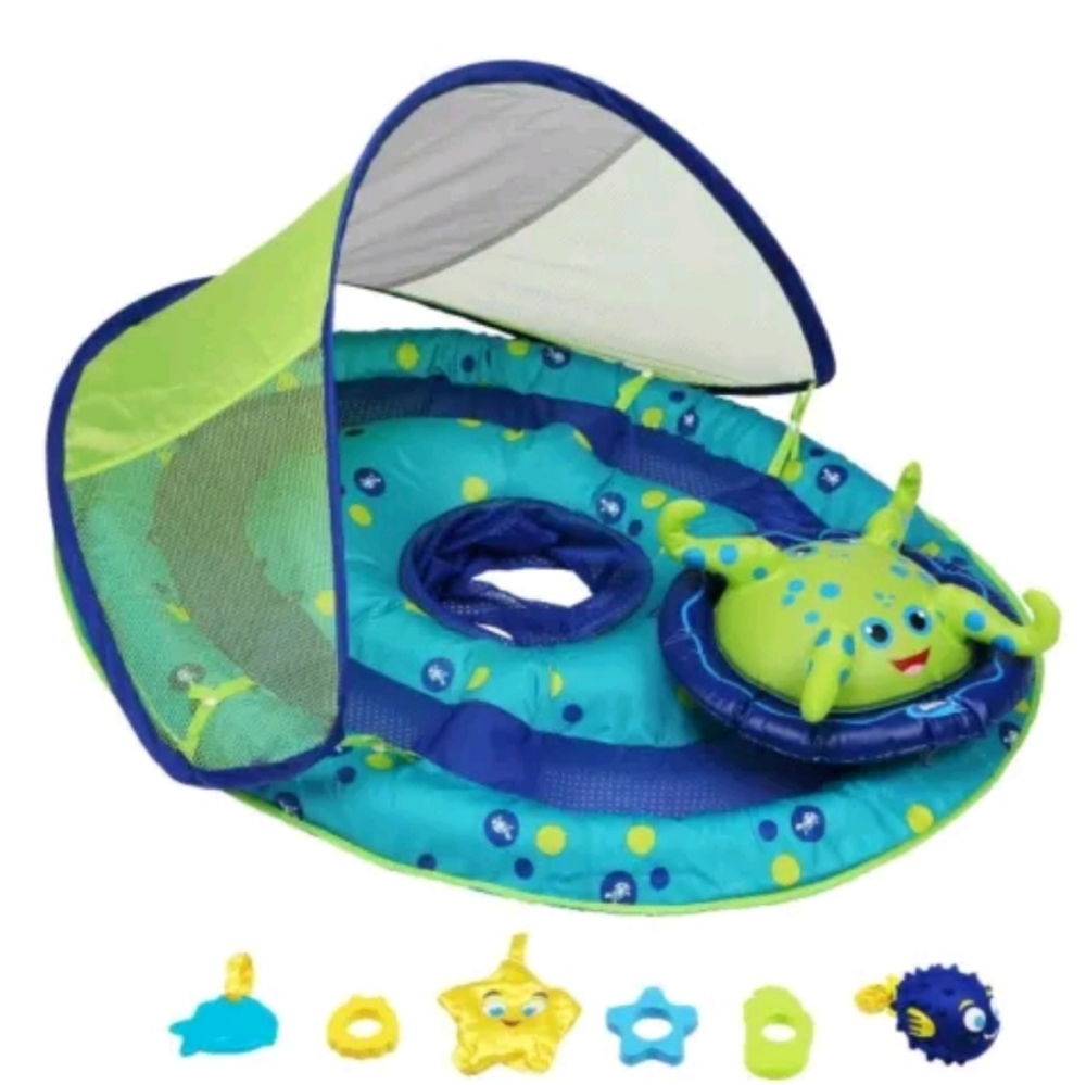 SwimWays Inflatable Baby Spring Pool Float Activity Center
